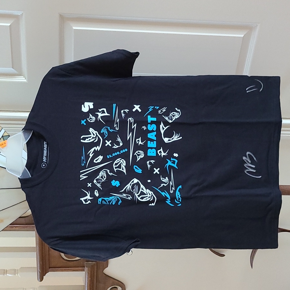 Autographed Mr. Beast - 24 hour livestream t-shirt